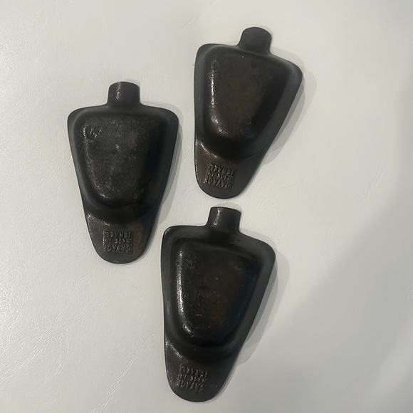 3 Vintage Ashtray Solid Brass Dayagi Israel Ornate Mid Century RARE Collectible - Picture 6 of 12